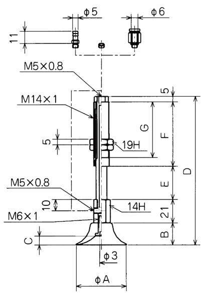 깊이형버퍼식금구붙이 패드 NAPHTS·NAPHYS