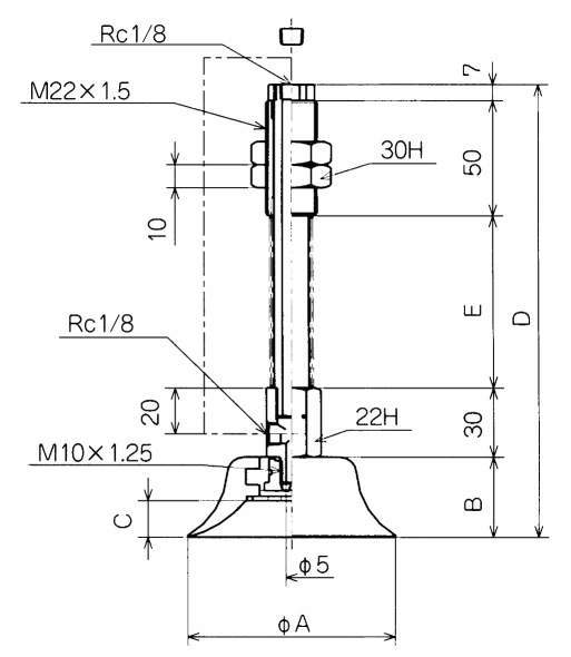깊이형버퍼식금구붙이 패드 NAPHTS·NAPHYS