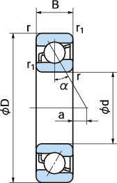 단열앵귤러볼베어링