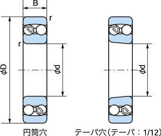 자동조심볼베어링