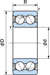 복열앵귤러볼베어링