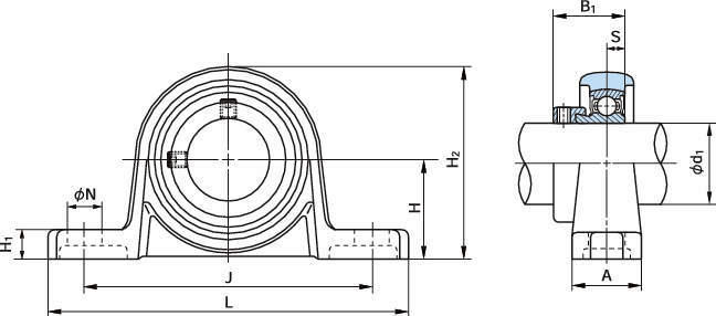 베어링유니트 UP타입