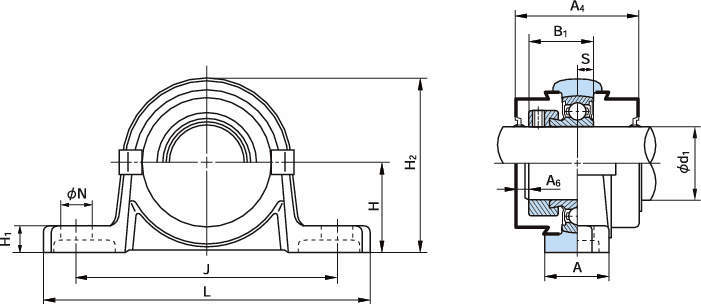베어링유니트 UP타입