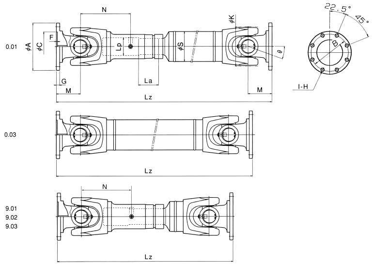 유니버셜조인트 A시리즈(소형범용)