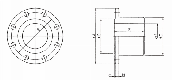 유니버셜조인트 A시리즈용취부플랜지