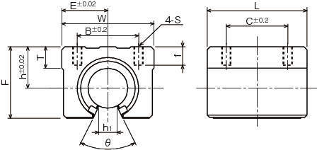SME 슬라이드부시(개방형)