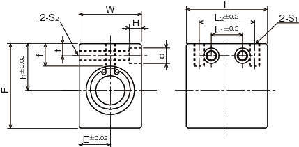 AK-R 슬라이드로터리부시(컴팩트블록형)