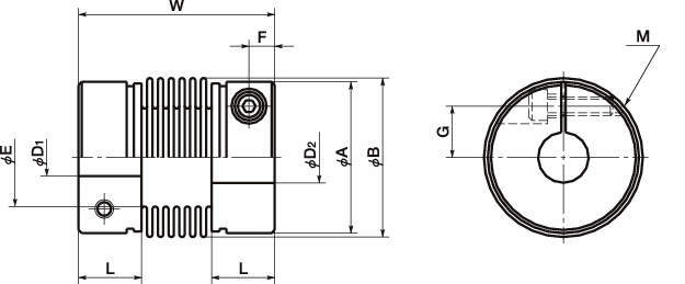 카프리콘(벨로즈타입) MKM시리즈