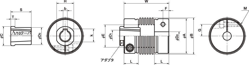 카프리콘(벨로즈타입) MKM시리즈