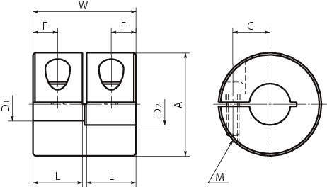 카프리콘(리지드커플링) MRG시리즈