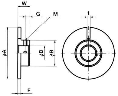 카프리콘 MPF시리즈(포토센서용플랜지)