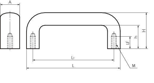 UAF 알미늄손잡이