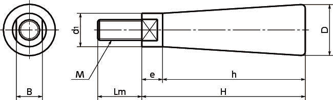 NP 테이퍼회전그립