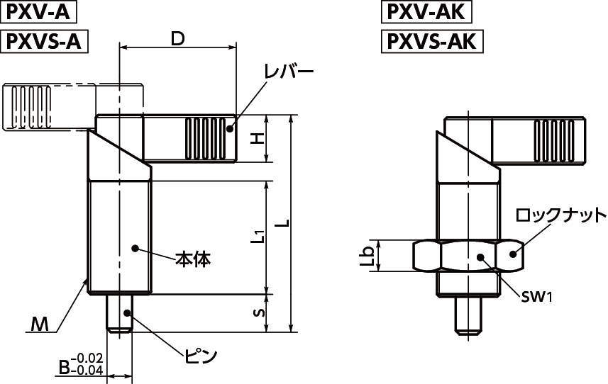 PXV-A·PXVS-A 인덱스플란자(캡없음)