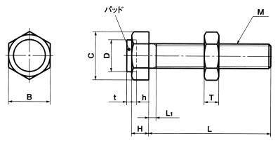 SUB 우레탄붙이스토퍼볼트