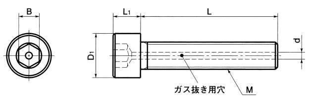 SVSS 육각렌치볼트(가스배기용구멍붙이)
