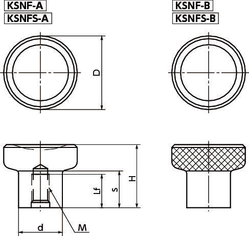 KSNF 금속소형노브