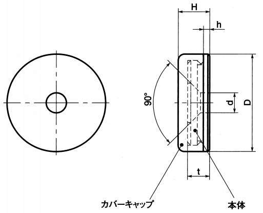 SCF 커버캡붙이평와셔
