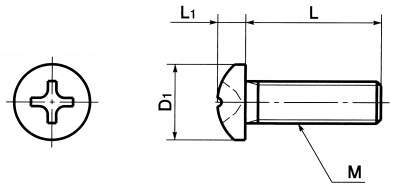 SNPT 티탄십자구멍붙이접시작은나사