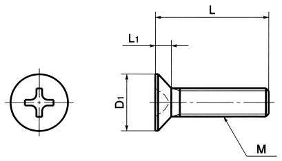 SNFT 티탄십자구멍붙이접시작은나사