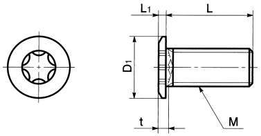 SET 헥사로뷰라구멍붙이초극저두볼트