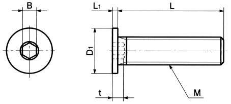 SSH 육각렌치극저두볼트