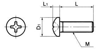 SPA-P 수지나사(RENY/십자구멍붙이접시작은나사)