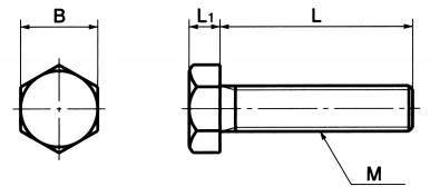 SPP-H 수지나사(PP/육각볼트)