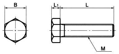 SPV-H 수지나사(PVDF/육각볼트)