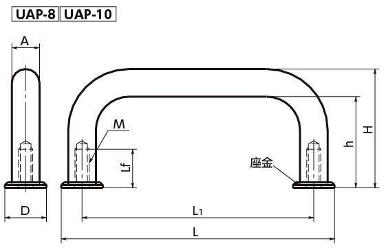 UAP 알미늄손잡이