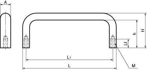 UJF 알미늄손잡이