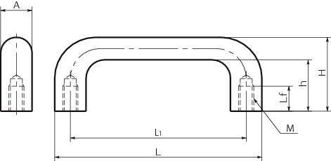 UYF 주철캐비넷손잡이