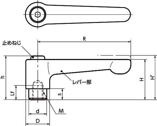 LHF 클램프레버(암나사)