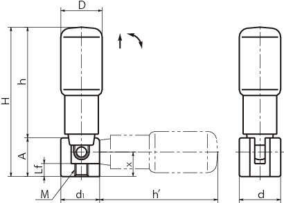 GDR 리트랙더블회전그립