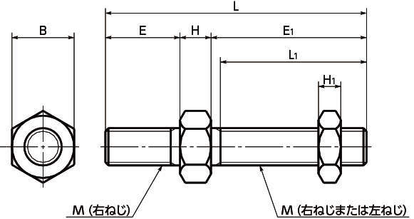 SHS 육각스터드볼트