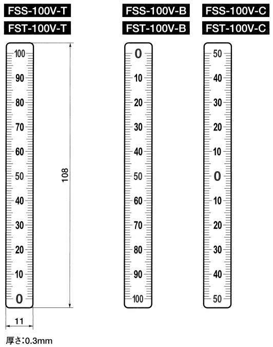 FSS / FST-V 스케일 스티커