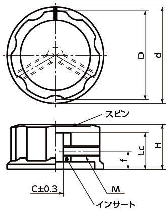 EAC 플랜지붙이스핀손잡이