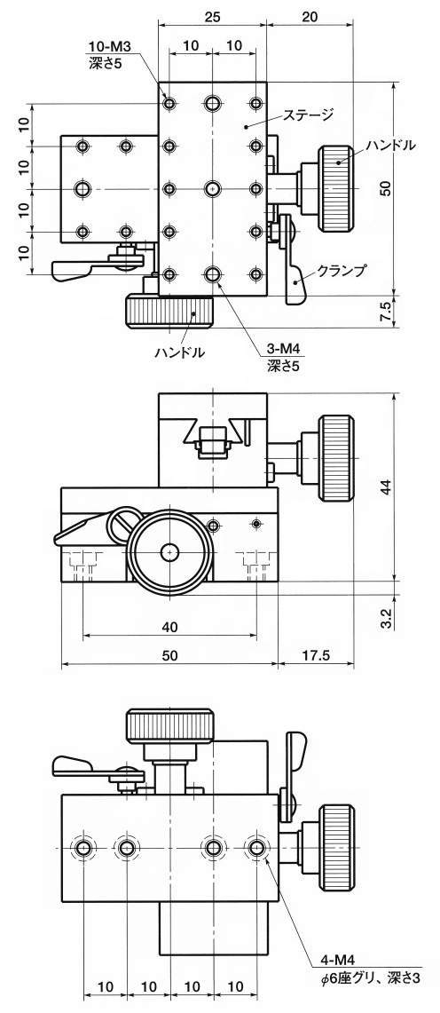 TAR 소형XY축랙기어피니온스테이지