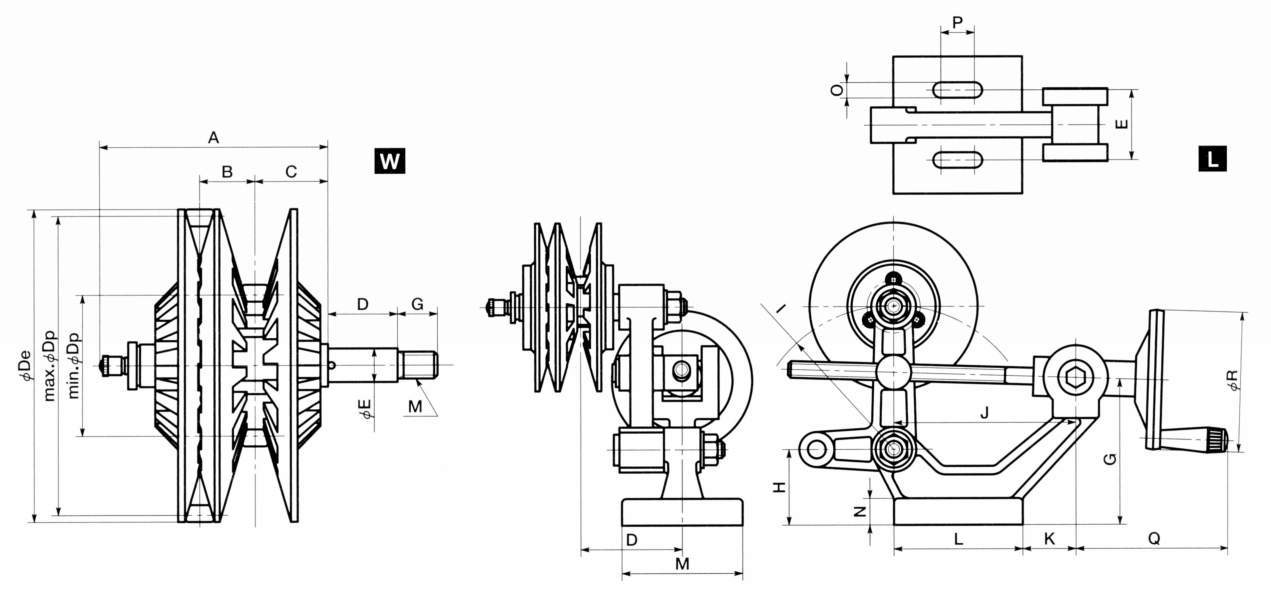 W·L 무단변속기(하기노식)