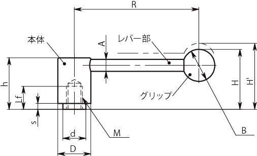 LNTF-D 텐션레버(암나사)