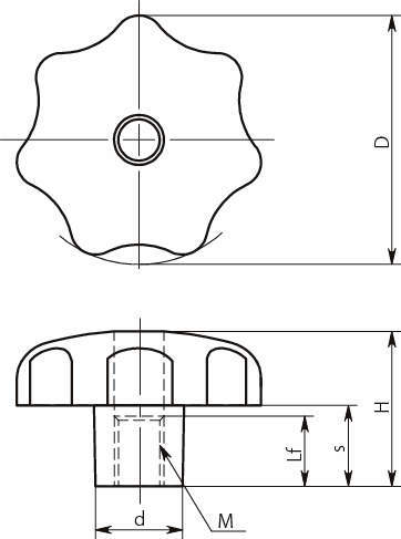 KSFS-NI 세븐로브노브(암나사)