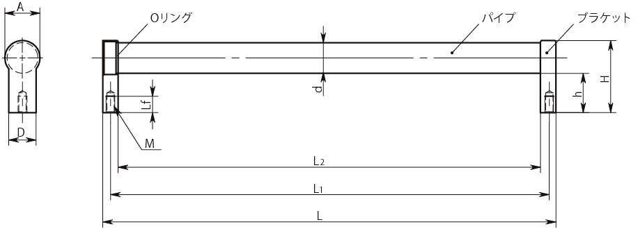 UZAFS-NI 스테인레스튜블러손잡이