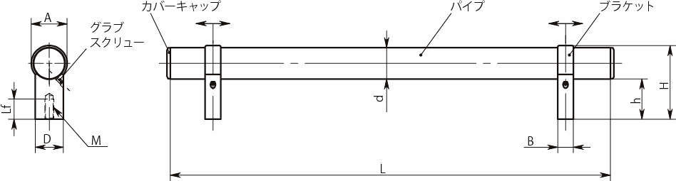 UXAF 튜블러손잡이