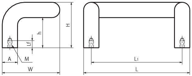 UDF 알미늄손잡이
