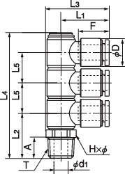 푸시원A 트리플유니버셜엘보