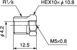 버브피팅 어댑터부시