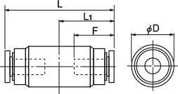 푸시원E 유니온컨넥터