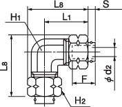 퀵씰 90°유니온엘보