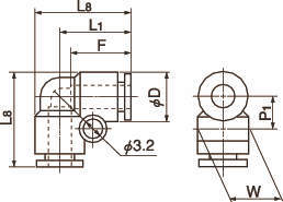 케미핏C1 90°유니온엘보
