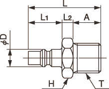 미니Q.D.C101 숫나사타입